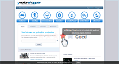 Desktop Screenshot of motorshopper.nl