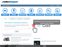 Tablet Screenshot of motorshopper.nl